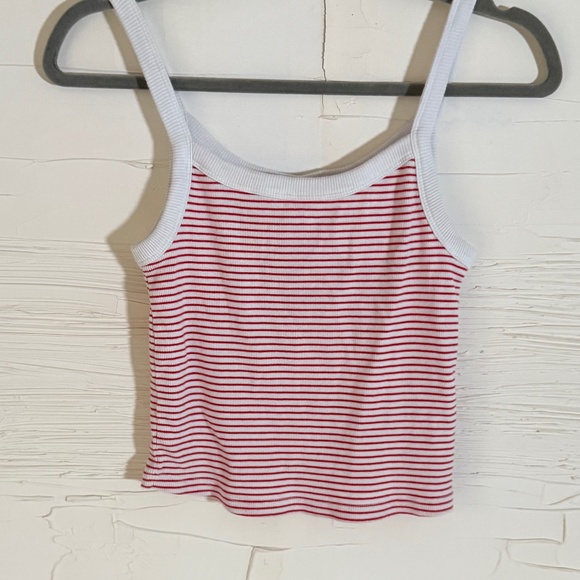Levi’s | The Essentials Sporty Rib Tank | Size S | Red & White Stripe - Picture 2 of 6